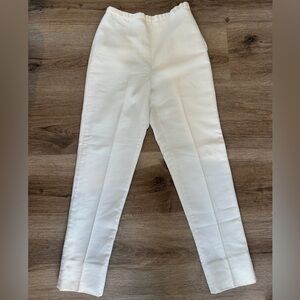 Vintage High Waisted White Pants